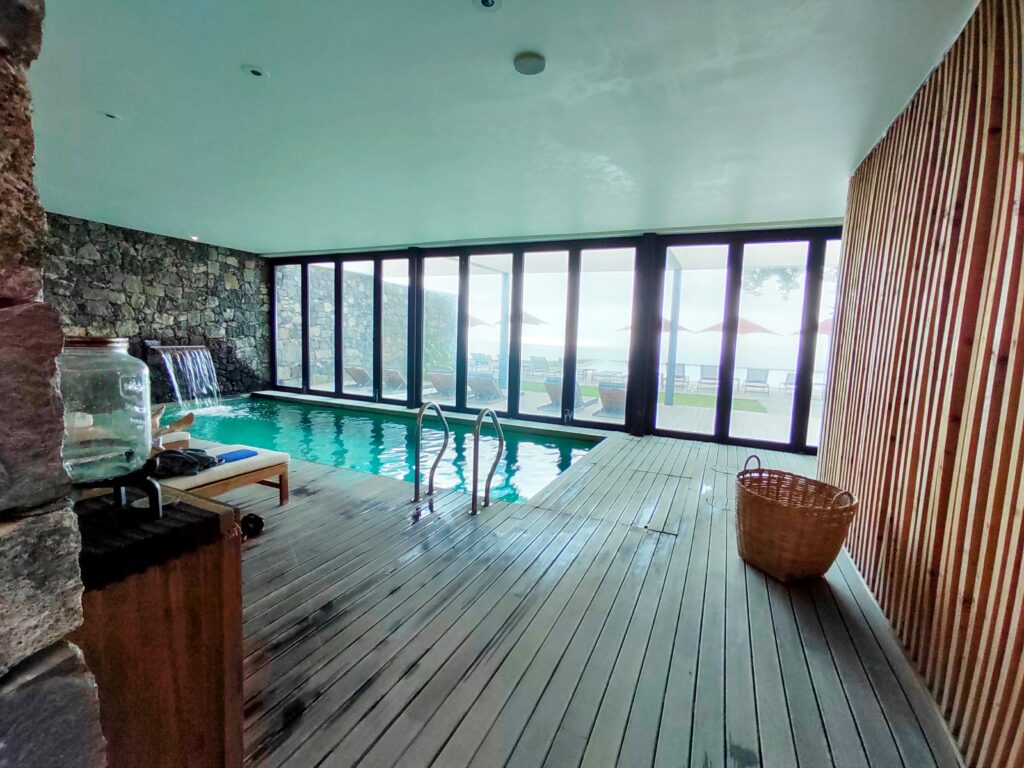 sensi acores hotel spa portugal pool inside