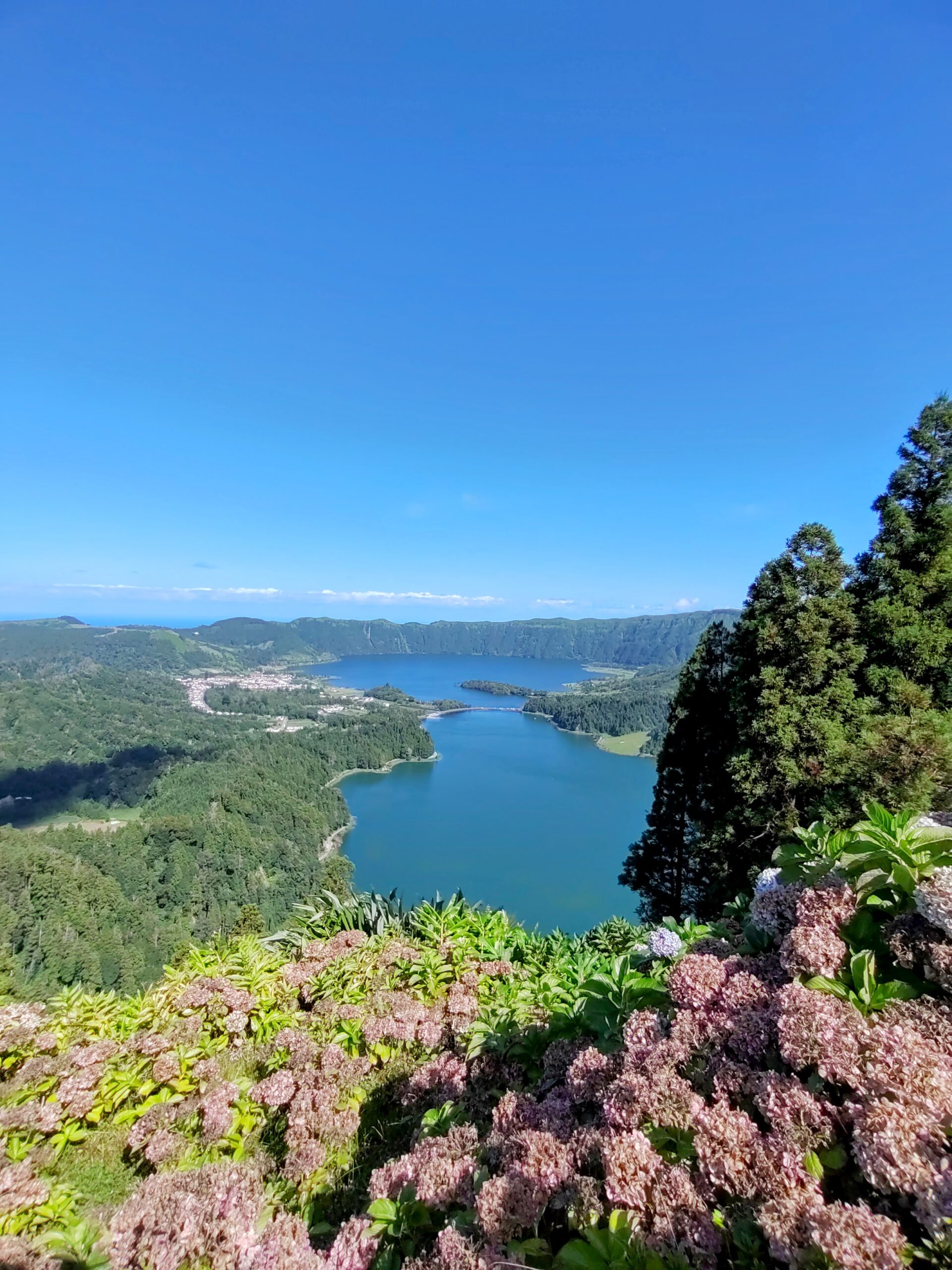 Lagoa Verde et le Lagoa Azul sete Cidades