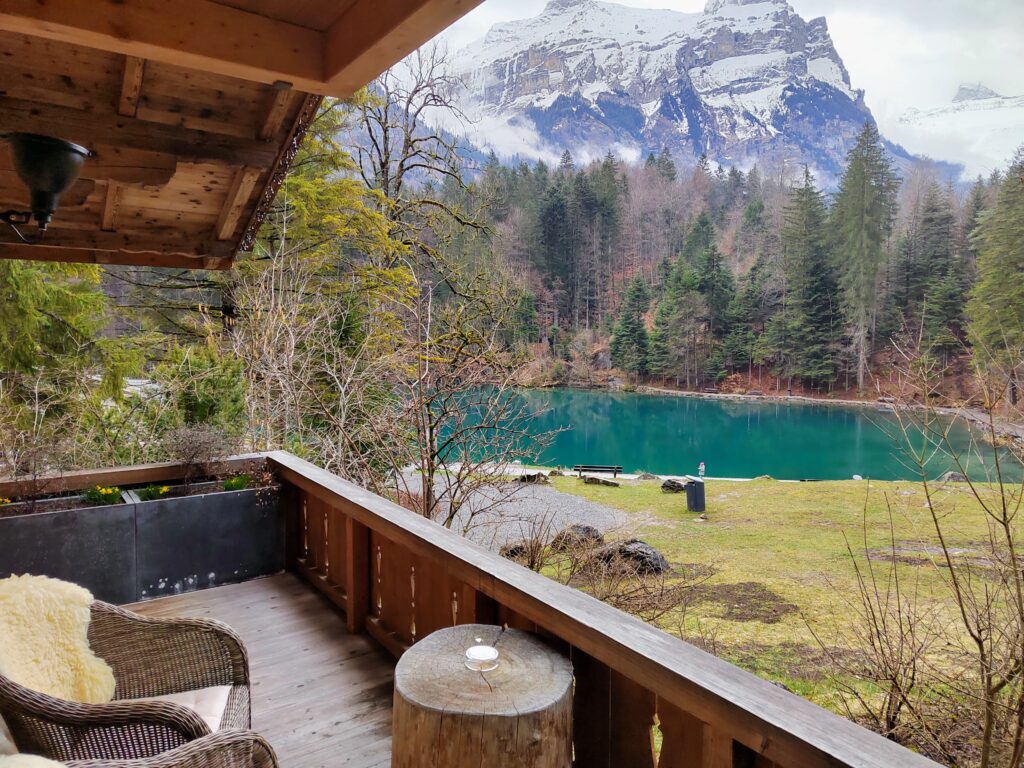 Vue Lac Blausee